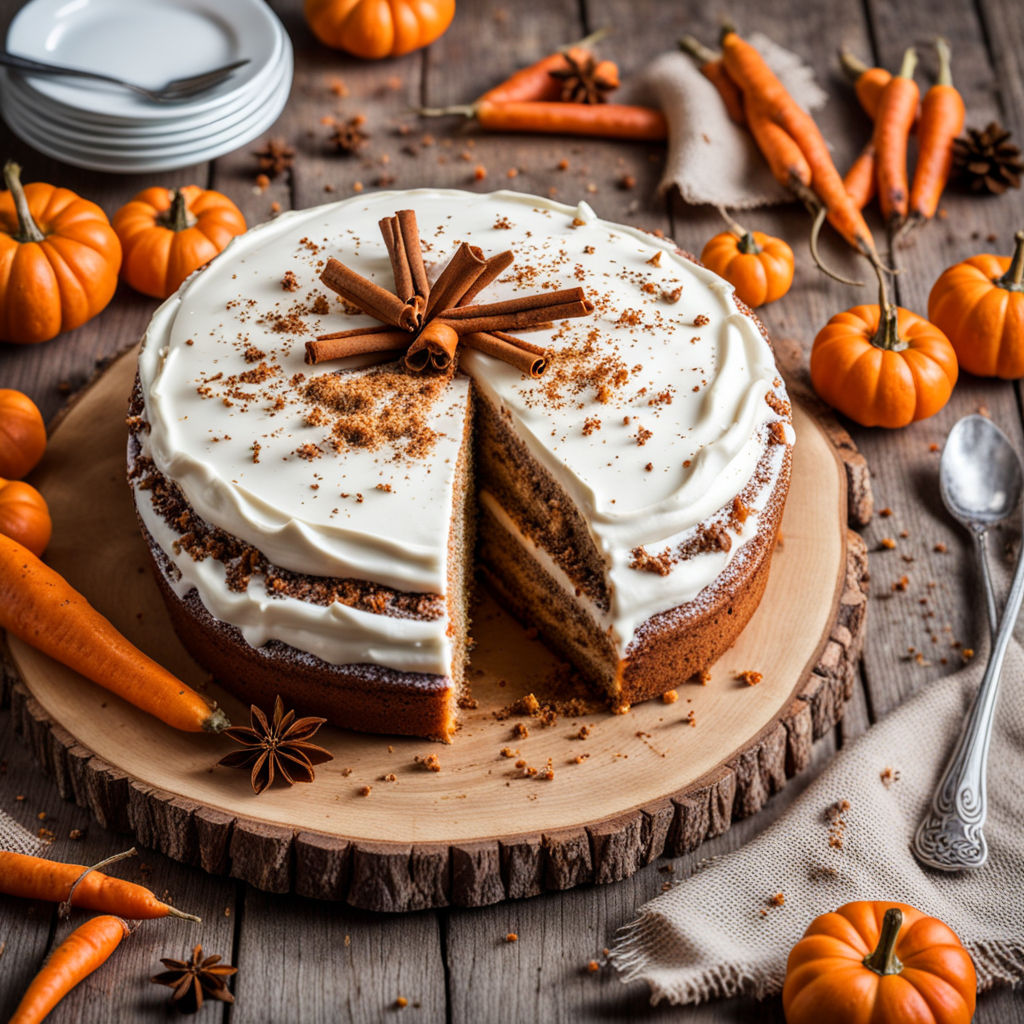 Carrot Cake d'Automne (recette sans noix et sans lactose)